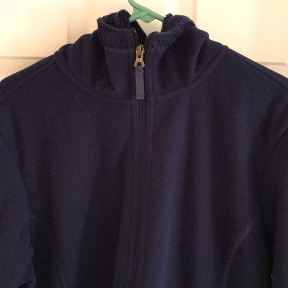 Land’s End ladies jacket coat size 14-16 navy - Picture 2 of 6